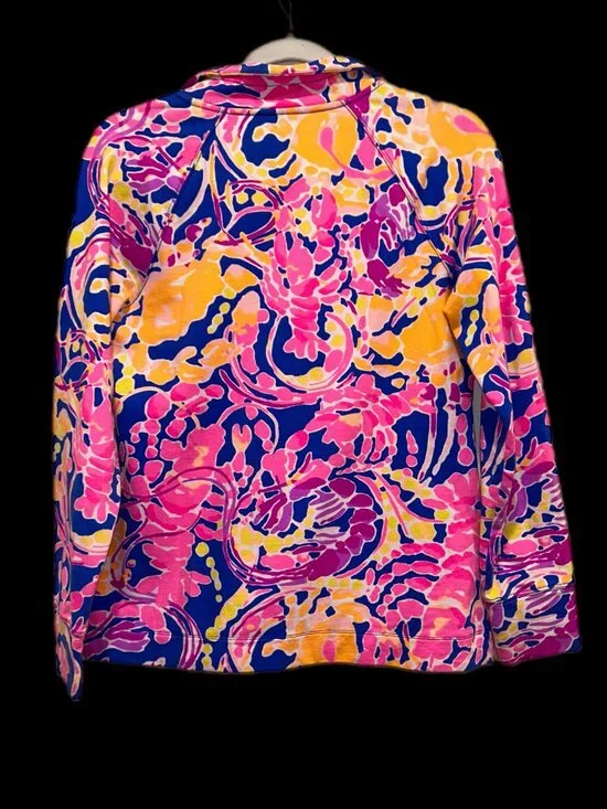 Lilly Pulitzer Half zip Pullover Kangaroo pocket Cotton Spandex - Picture 2 of 5